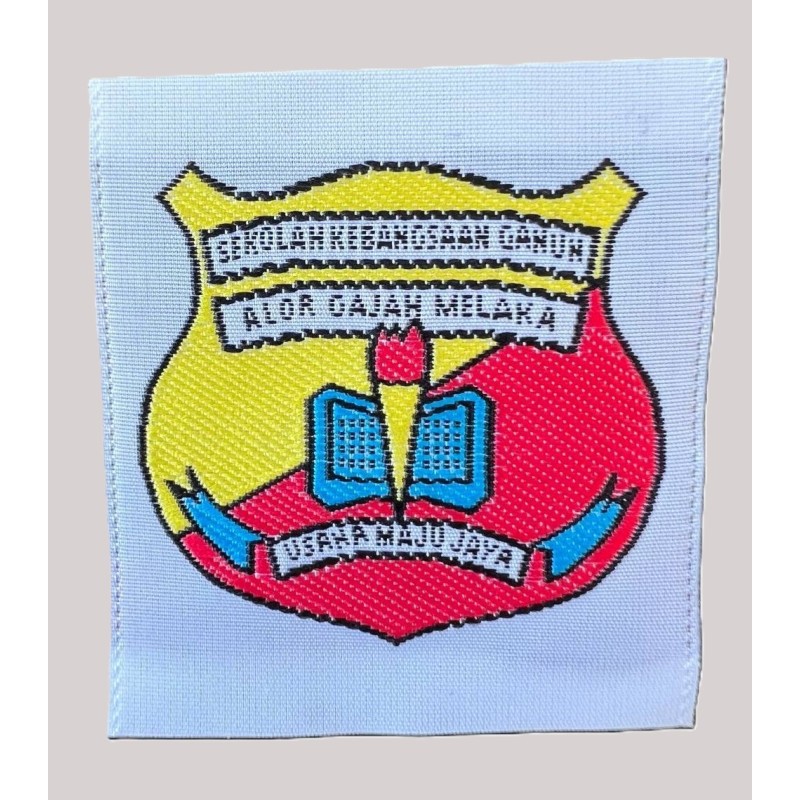 Lencana Sekolah _SKG ( 1 set 2 pcs)
