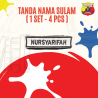 Tanda Nama Sulam_SKG (1set-4pcs)